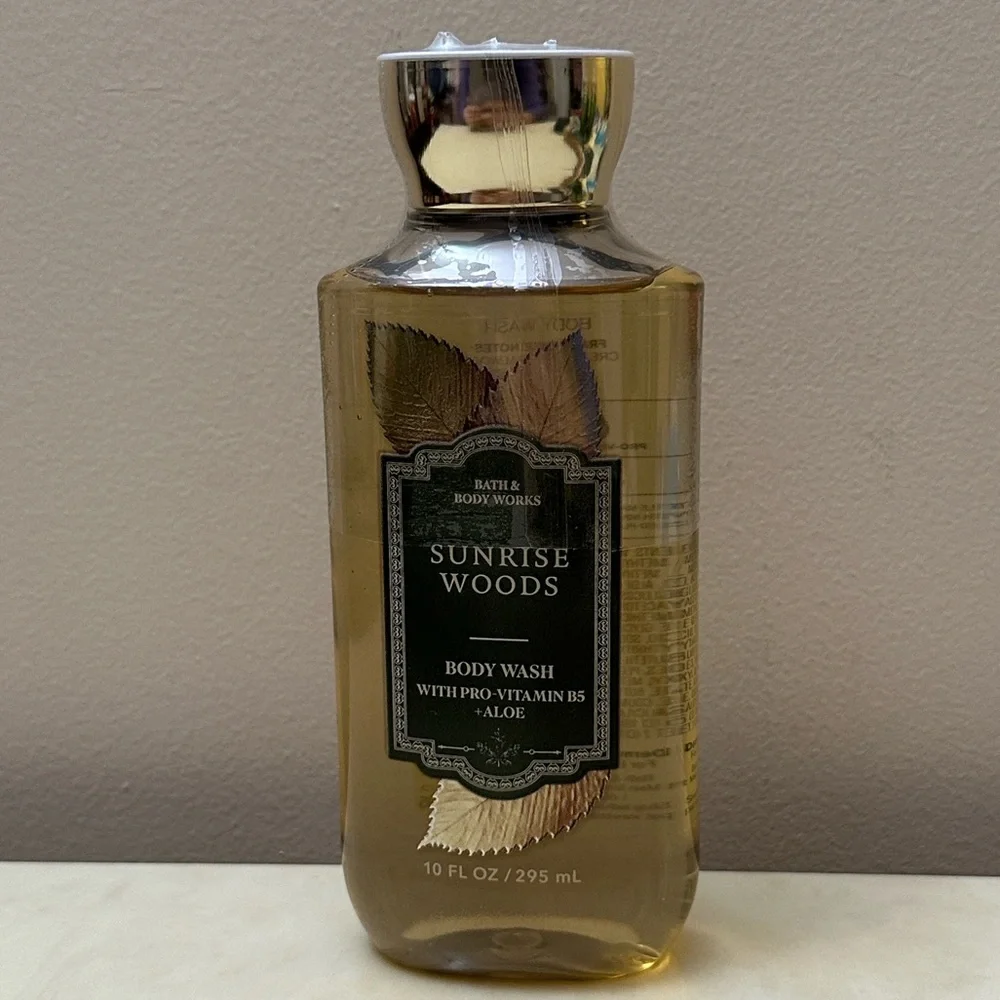 NIB Bath and Body Works Full Size Sunrise Woods Shower Gel and Lotion Bundle